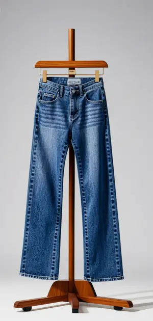 Sustainable denim fashion for minimalism