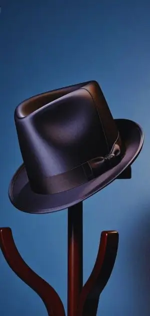 Gentlemen wearing silk formal hats at an event.