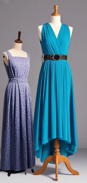 Sustainable maxi dress for curvy body types