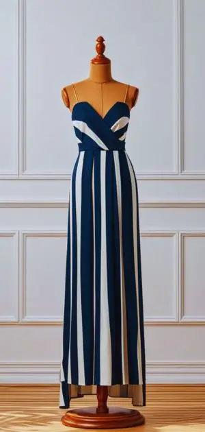 Affordable women's striped maxi dresses in stylish trendy designs