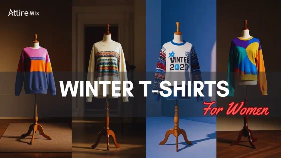 Cosy stylish women’s winter t-shirts with fleece and wool blends for layering