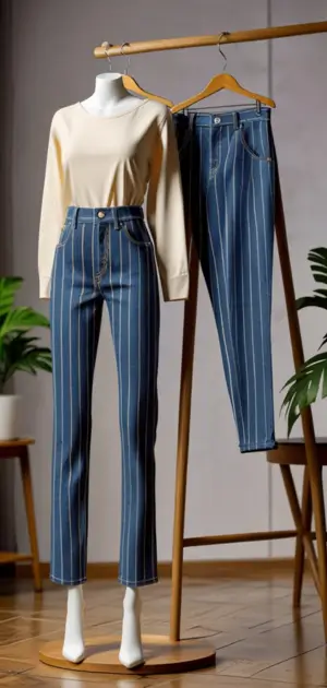 Top striped jeans brands for women’s fashion