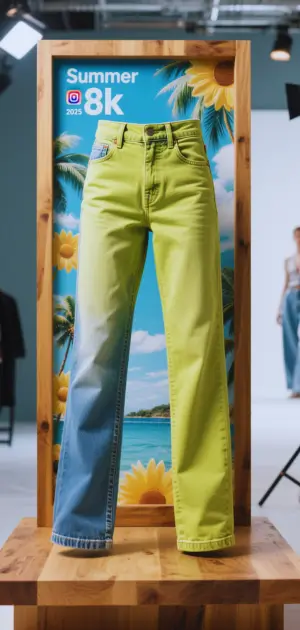 Stretch skinny summer jeans in light wash