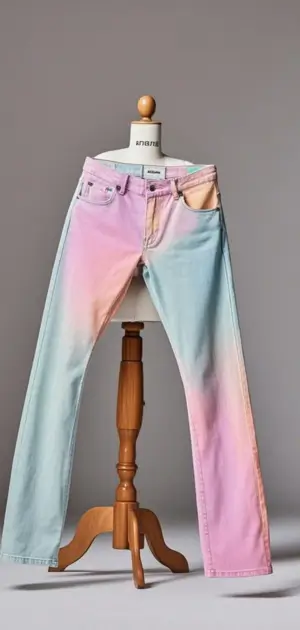 Wide-leg pastel jeans for curvy women styled effortlessly