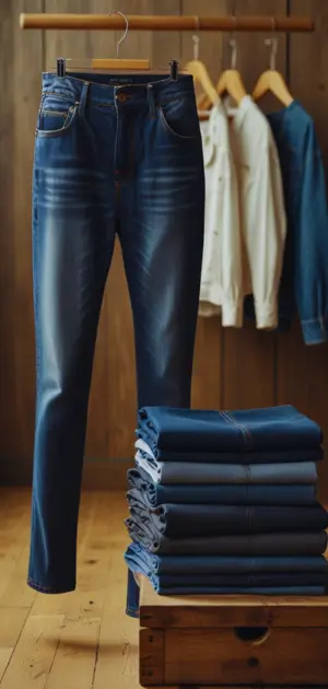 jeans styled with bright tops for spring outfits