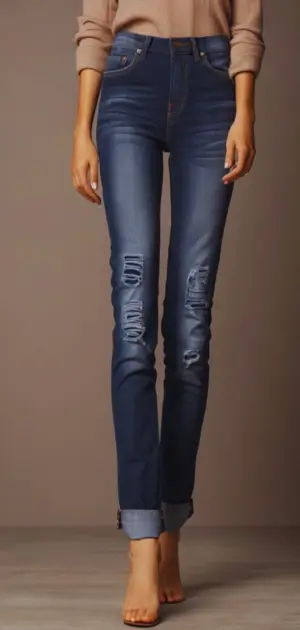 Black skinny jeans styled for fall nights