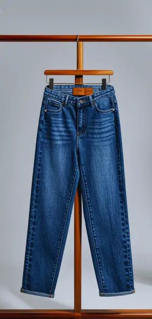 Fabric and fit types of women’s blue jeans