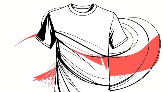 mens abstract art tshirt