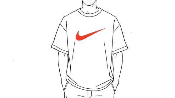 mens drop shoulder tshirt