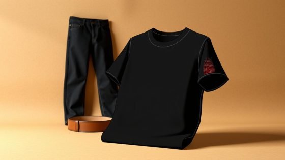 mens plain black tshirt