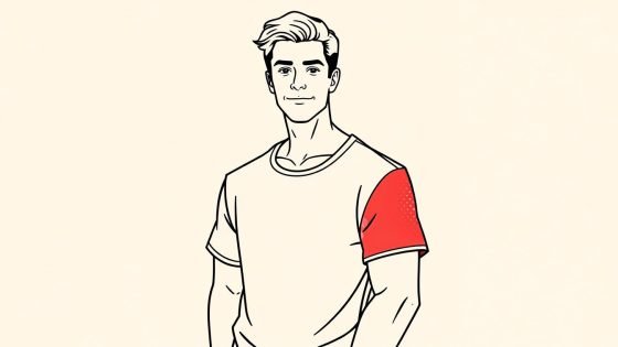 mens scoop neck tshirt