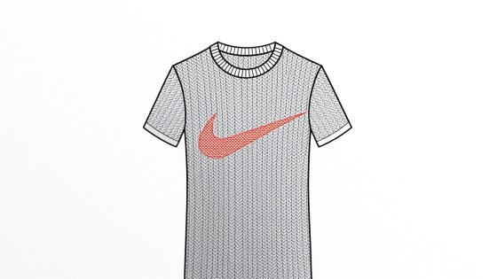 mens textured knit tshirt