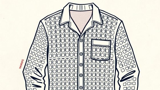 mens waffle knit tshirt