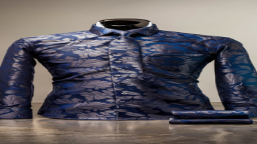 Sophisticated floral printed shirt with detailed pattern